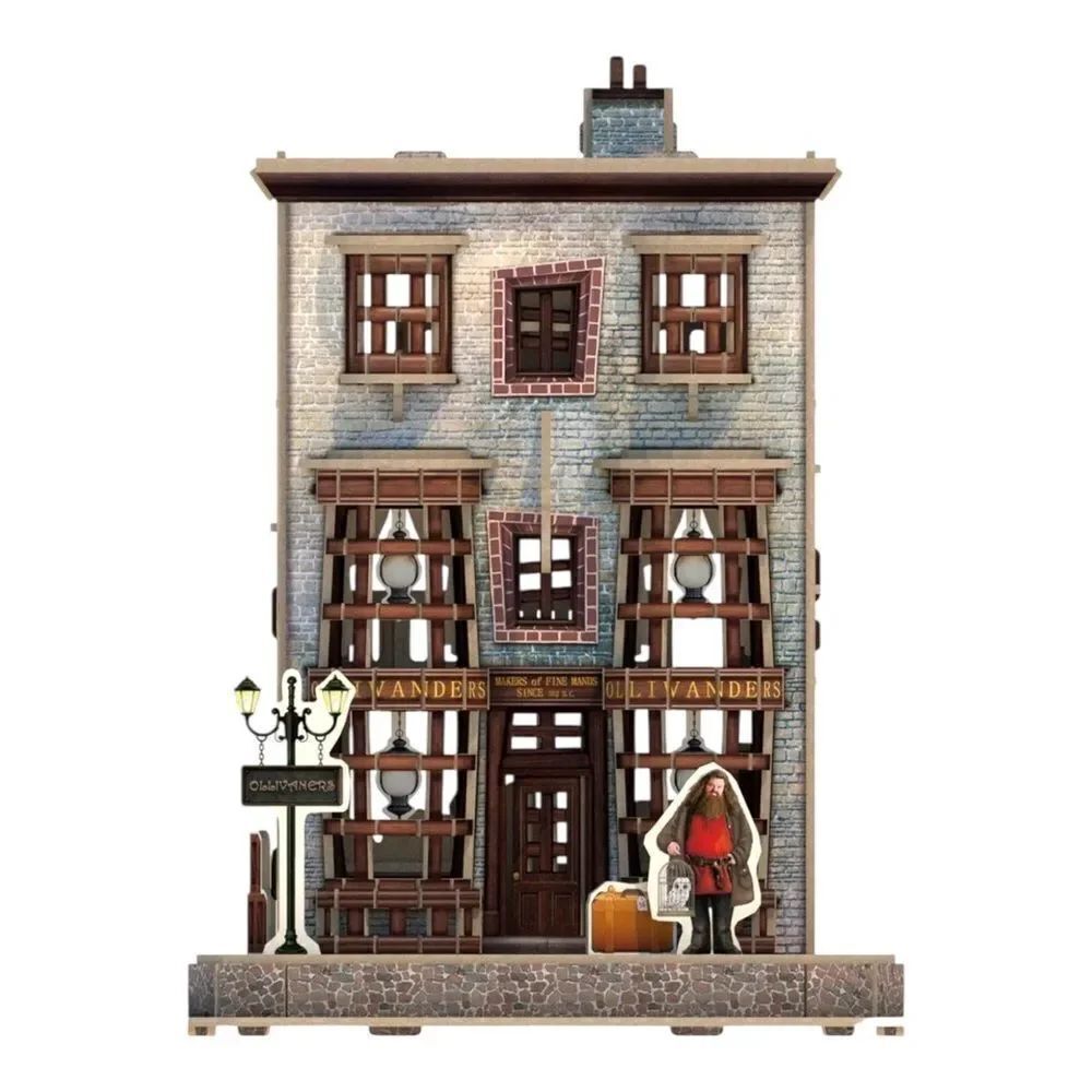 3D Puzzle Harry Potter Ollivanders Wand Shop 66 Pc 3D Jigsaw Assembled